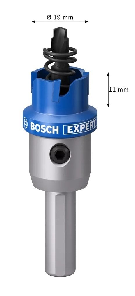 BOSCH Expert TCT Elmas Uçlu Metal İçin Delik Açma Testeresi Panç (Ölçü Seçiniz) 19 mm