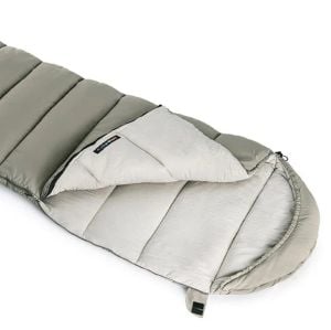NATUREHIKE M400 Pongee Pamuklu Uyku Tulumu -18 Derece (Yeşil-Sol)