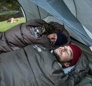 NATUREHIKE U350S Kapüşonlu Uyku Tulumu -17 Derece (Kahverengi-Sağ)
