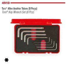 İZELTAŞ Torx Alyan Anahtar Takımı 8 Parça  4910 00 7108