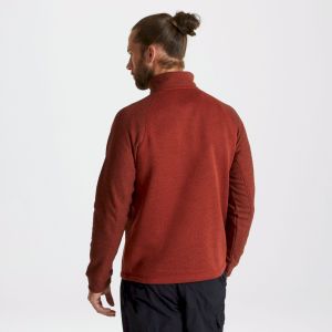 CRAGHOPPERS Barker Yarım Fermuar Flc Polar Bordo XXL (XX Large)