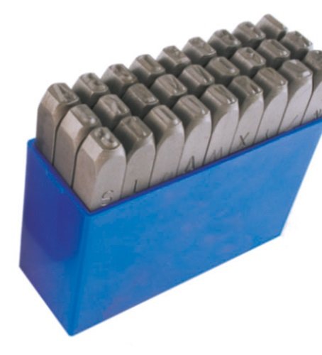 MASUS Alman Çelik Harf Takımı 10 mm (Çekiç Vurmalı)