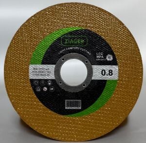 ZIAGER Gold 115x0,8 mm Yüksek Performans Metal-Paslanmaz-Aluminyum Kesme Taşı- Diski