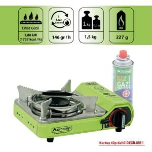 ORCAMP CK506 Mini Kamp Ocağı - Yeşil