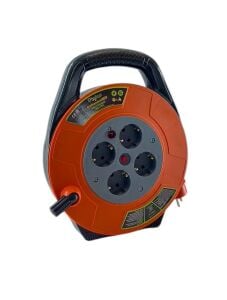 BYLION PKE 3x1.5 mm 10 mt Seyyar Plastik Makaralı Ara Kablo 220 Volt Termikli