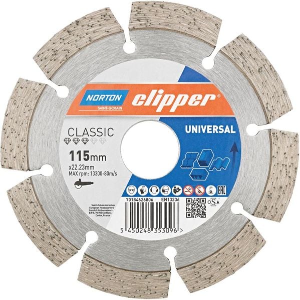 NORTON Clipper Classic Universal Beton Testeresi  115 mm