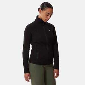 THE NORTH FACE Glacier Tam Fermuarlı Polar Kadın Siyah