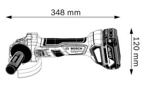 BOSCH GWS 180-LI + GSB 18V-50 Akülü Taşlama ve Darbeli Matkap Seti