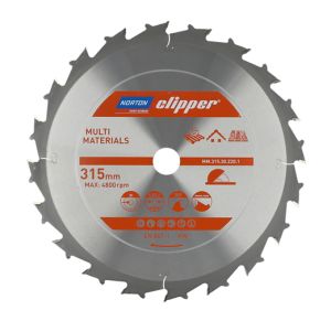 NORTON Clipper Ahşap için 315x30 mm 20 Diş Elmas Daire Testere Bıçağı