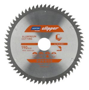 NORTON Clipper Aluminyum için 190x30 mm 60 Diş Elmas Daire Testere Bıçağı