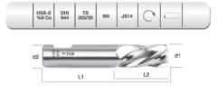EVAR HSS Dört Ağız Parmak Freze 13 mm (306001300)