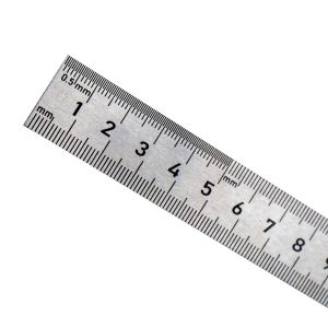 ROX Çift Taraflı Çelik Cetvel (Ölçü Seçiniz) 150 mm (15 cm)
