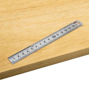 ROX Çift Taraflı Çelik Cetvel (Ölçü Seçiniz) 150 mm (15 cm)