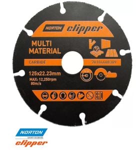 NORTON Çok Amaçlı Multi Testere 125 mm (Avuç Taşlama İçin)