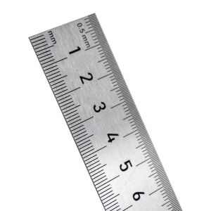 ROX Çift Taraflı Çelik Cetvel (Ölçü Seçiniz) 500 mm (50 cm)