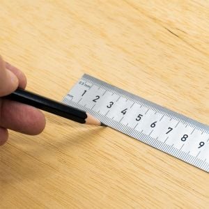 ROX Çift Taraflı Çelik Cetvel (Ölçü Seçiniz) 500 mm (50 cm)