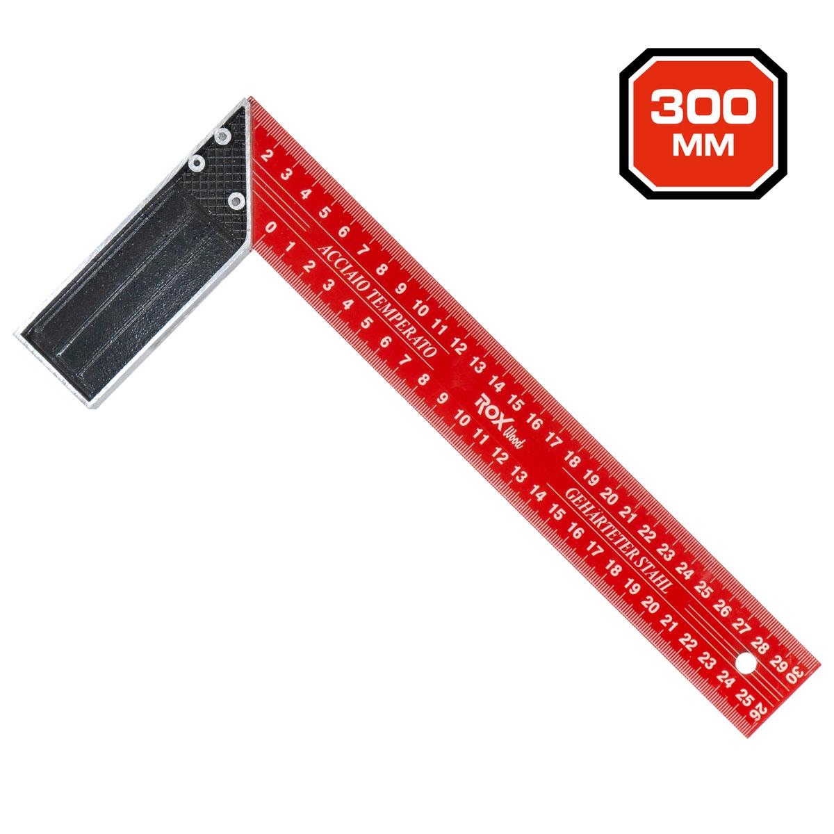 ROX Wood Marangoz Gönye (Ölçü Seçiniz) 300 mm (30 cm)