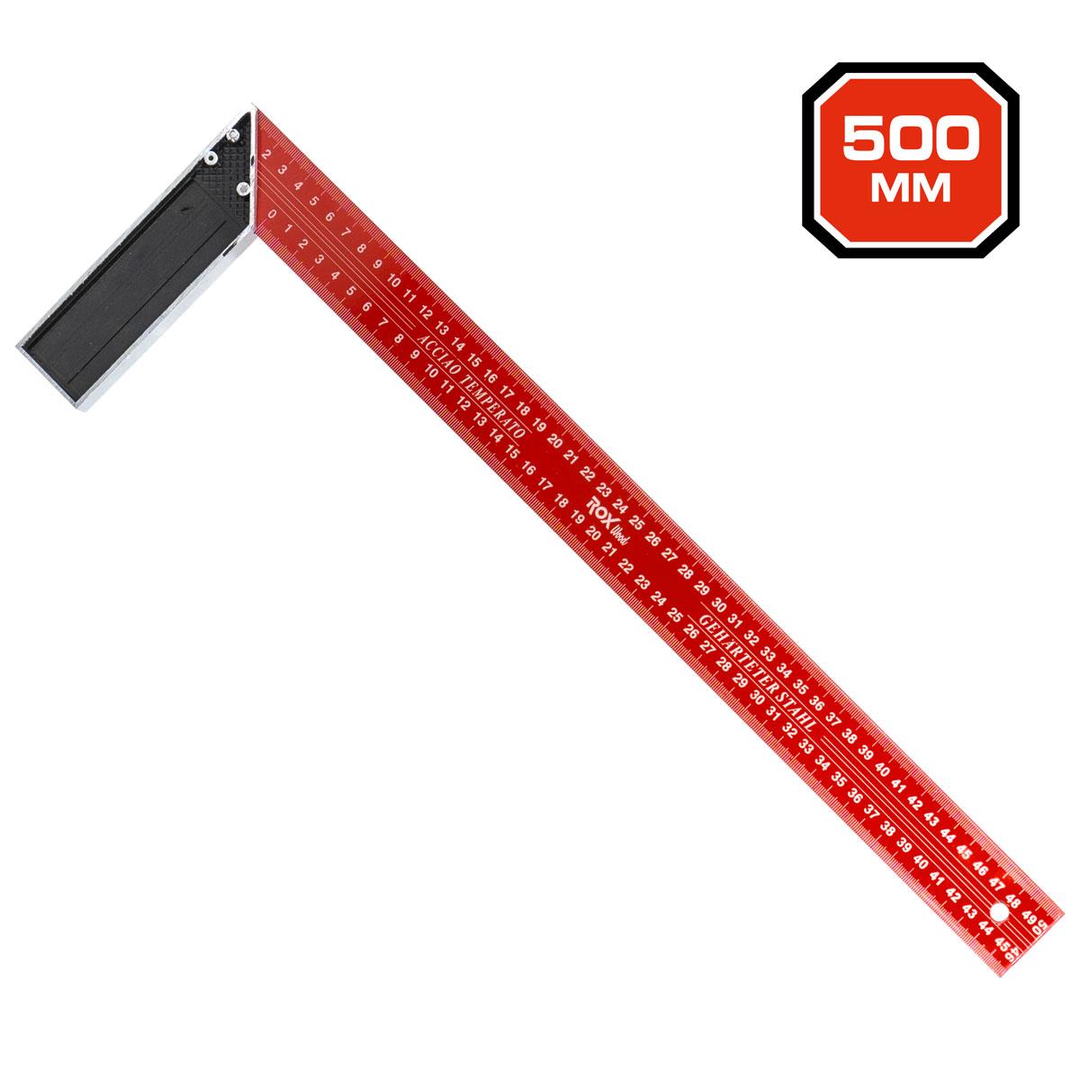 ROX Wood Marangoz Gönye (Ölçü Seçiniz) 500 mm (50 cm)