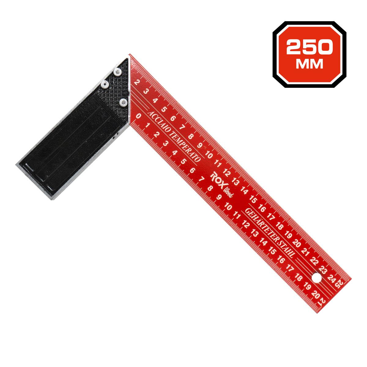 ROX Wood Marangoz Gönye (Ölçü Seçiniz) 250 mm (25 cm)