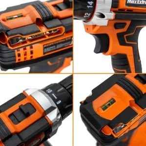 Max Extra MX1815 Matkap Vidalama Çift Akülü 18 Volt 1,5 Amper