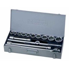 İZELTAŞ 3/4” Altı Köşe Lokma Anahtar Takımı 14 Parça (1119 00 6114)