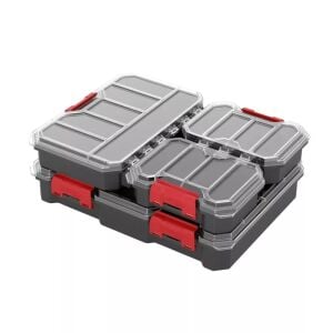 QBRICK Regular Organizer Compact Set 1 Siyah  - 4 Parça Vida ve Küçük Parça Organizer Seti