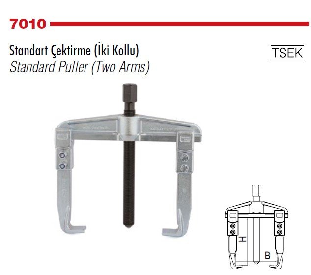 İZELTAŞ Standart İki Kollu Çektirme 120 x 100 (7010 29 1210)