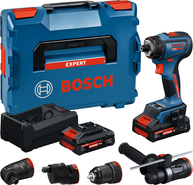 BOSCH EXPERT EXSR 18V-90FC Şarjlı Matkap 4.0 Ah Çift Akülü