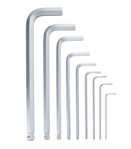 BOSCH Top Başlı Uzun Alyan Anahtar Takımı 9 Parça (1600A02BX9)