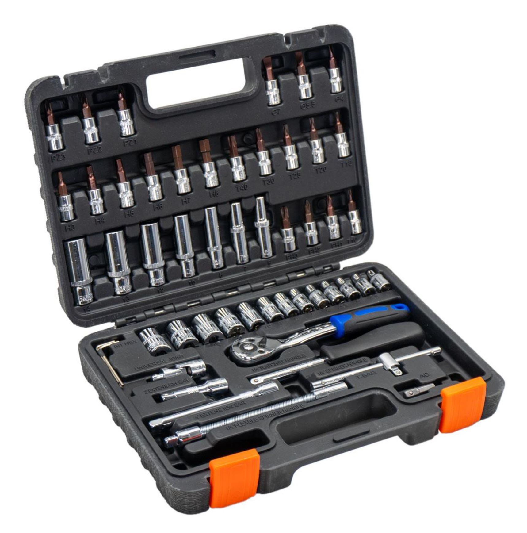 NEXON 6202 Lokma ve Lokmalı Bits Uç Takımı 1/4'' - 53 Parça