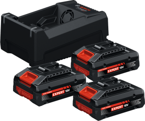 BOSCH EXPERT EXBA18 Volt 4.0 Ah 3'lü Akü Seti