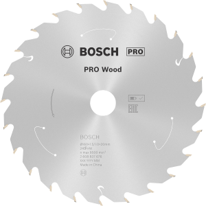 BOSCH 160x20x1,5 mm 24 Diş Ahşap Elmas Daire Testere Bıçağı