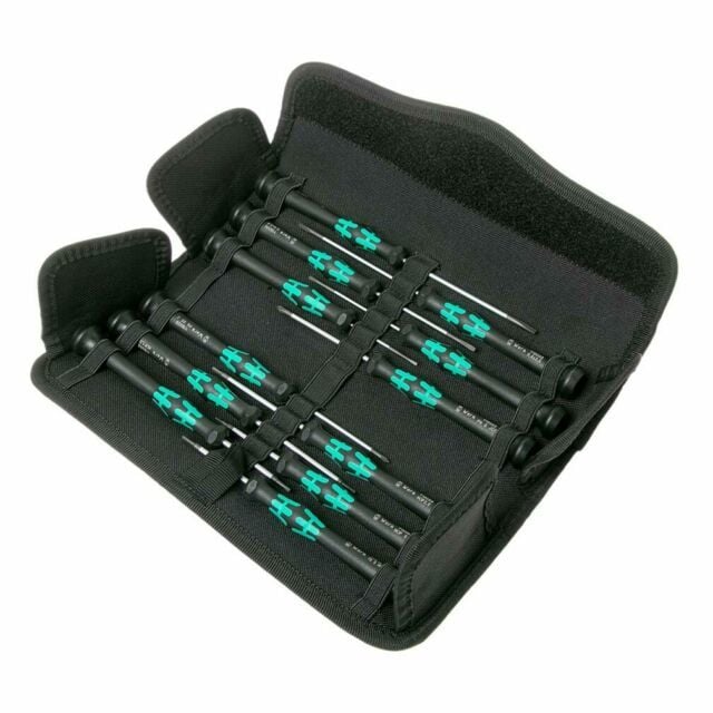 WERA Kraftform Elektronikçi Tornavida Seti 12 Parça (05073675001)