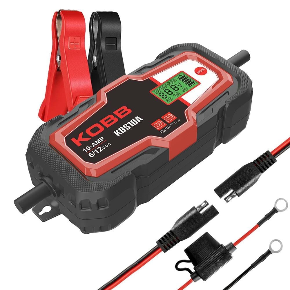 KOBB KBS10A 6V/12V 200 AH Dijital Akü Şarj / Akü Bakım / Desülfatör Ve Power Supply