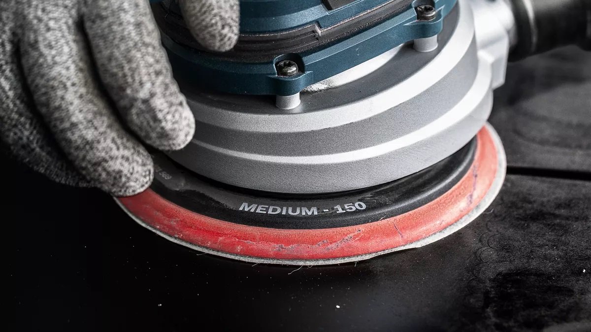 BOSCH EXPERT GEX 34-150 - GET 75 için Yedek Zımpara Tabanı Soft 150 mm