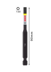 BOSCH PRO Impact T30x90 mm Torx Bits Uç (Torklu Vidalama Makinaları İçin)