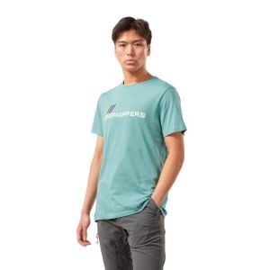 CRAGHOPPERS Mightie Erkek T-Shirt Mavi Göğüs Logolu