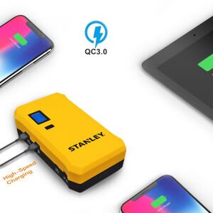 STANLEY SXA135 Lityum Polimer Akü Takviye Cihazı + PowerBank 12 V 1000 Amper