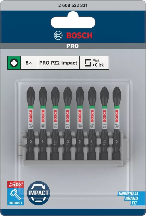 BOSCH PRO Control PZ2x55 Yıldız Bits Uç (Torklu Vidalamalar için)
