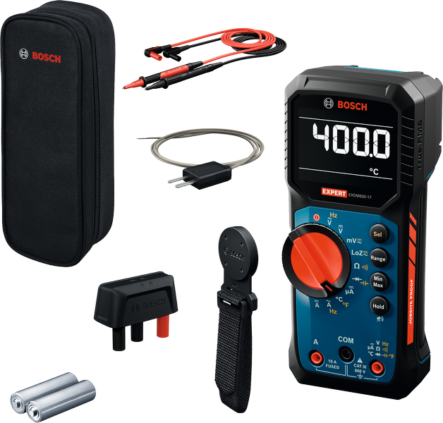 BOSCH EXPERT EXDM 600-17 Dijital Multimetre Elektrik Ölçü Aleti Avometre