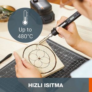WORX WX988 MakerX 20 Volt Akülü Ahşap Yakma ve Gravür Seti Fiyatı