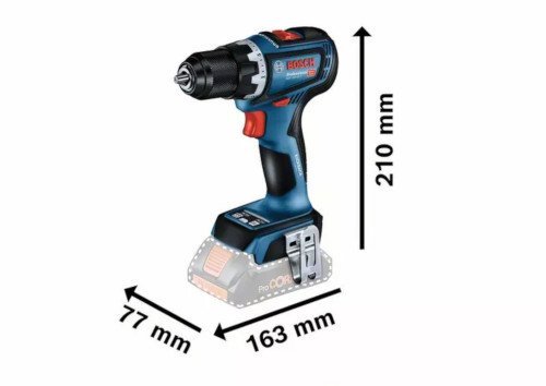 BOSCH GSB 18V-90 C Kömürsüz Şarjlı Darbeli Matkap 18 Volt 5.0 Ah