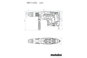 METABO KHEV 11-52 BL Kırıcı Delici 12 Kg 1500 Watt