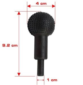 NEXON 6228 Matkap İçin Ahşap Törpü Topu 40 mm (Sap: 10 mm)