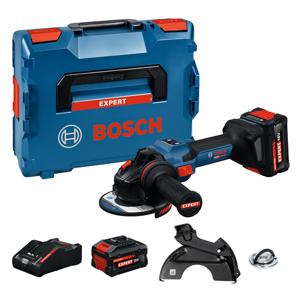 BOSCH EXPERT EXWS 18V-15S Akülü Avuç Taşlama 8 Ah Çift Akülü