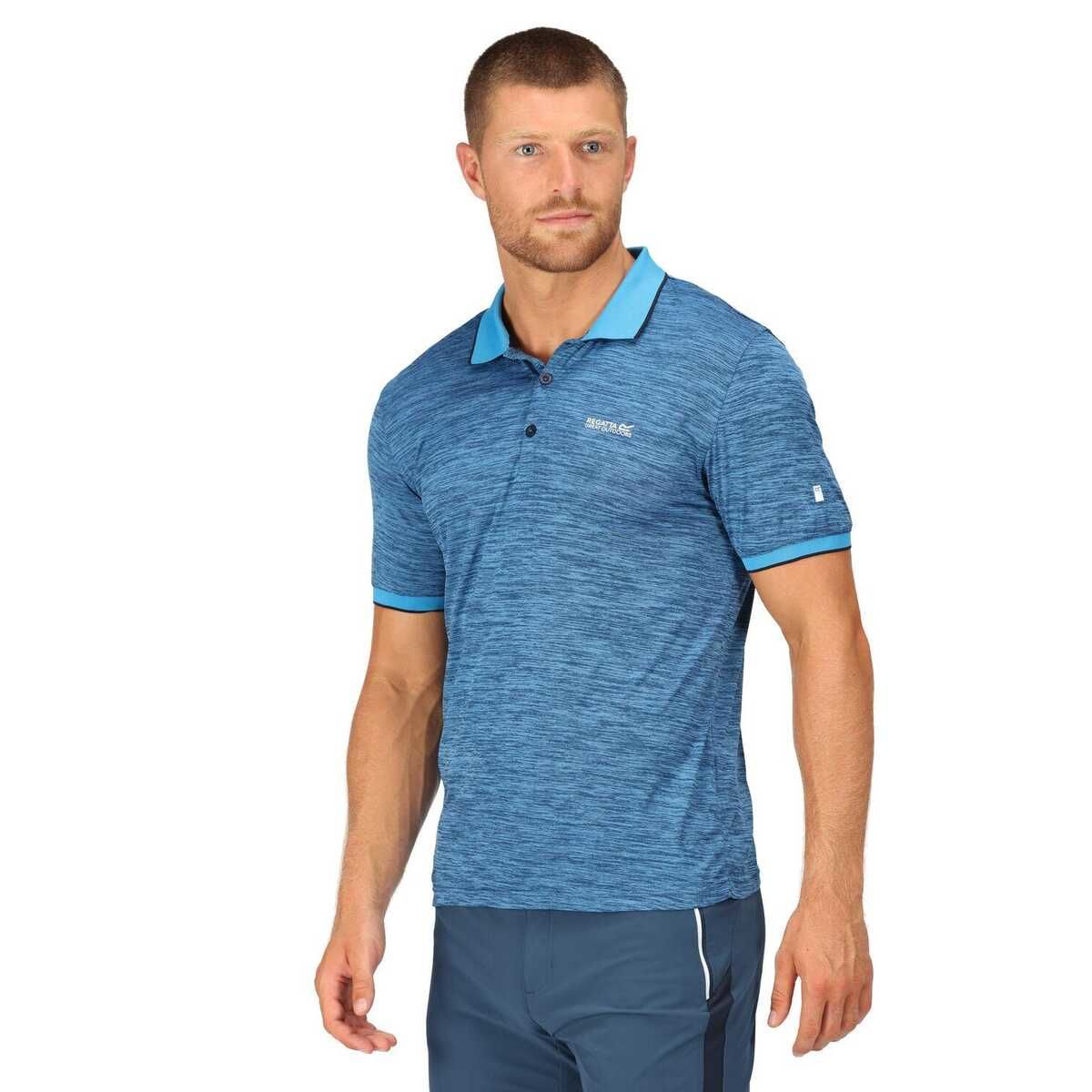 REGATTA Remex Polo Yaka Erkek T-Shirt Mavi
