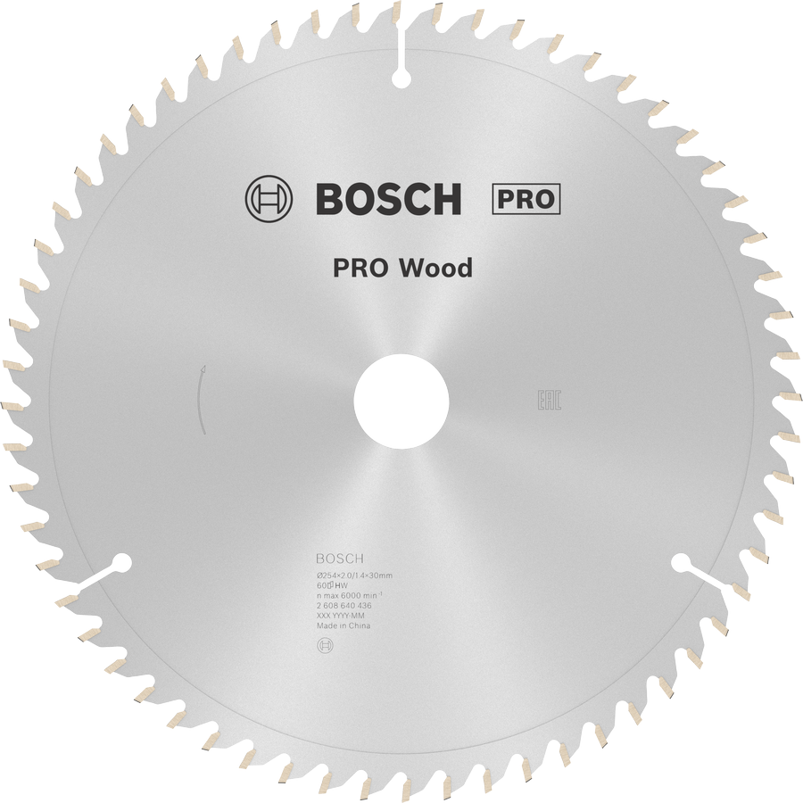 BOSCH Optiline Wood 254 mm 60 Diş Ahşap Daire Testere Bıçağı