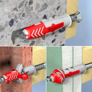 FISCHER Duopower 6x30 mm Plastik Dübel 100'lü