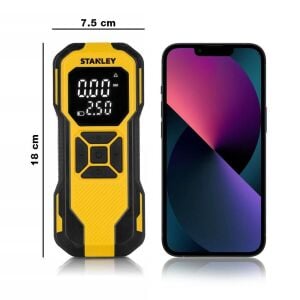 STANLEY SXIF0101 Şarjlı Dijital Göstergeli Akıllı Lastik Şişirme Pompası+Powerbank+SOS+Led Lamba