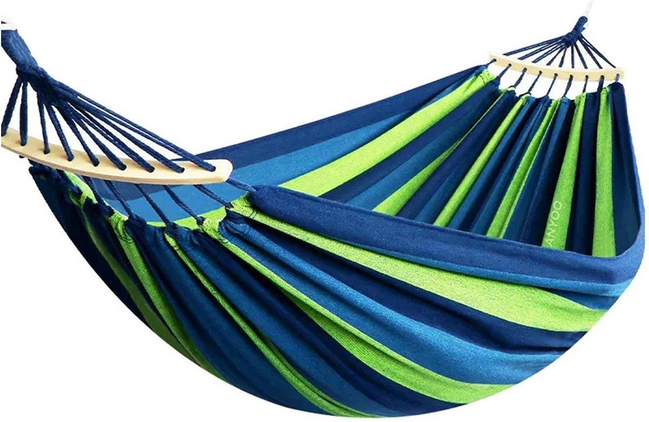 MADFOX Tree Bed Kanvas Hamak (Mavi)